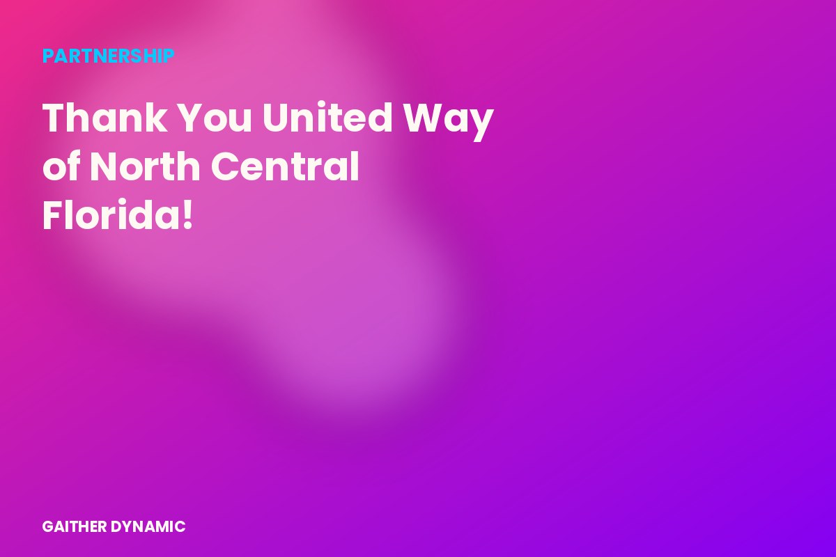Thank You United Way of North Central Florida!